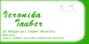 veronika tauber business card